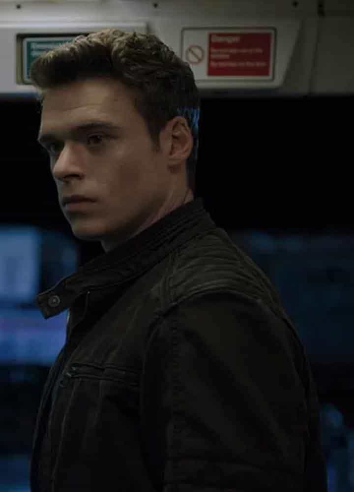 BODYGUARD (DAVID) RICHARD MADDEN BLACK COTTON JACKET BODYGUARD (DAVID) RICHARD MADDEN BLACK COTTON JACKET